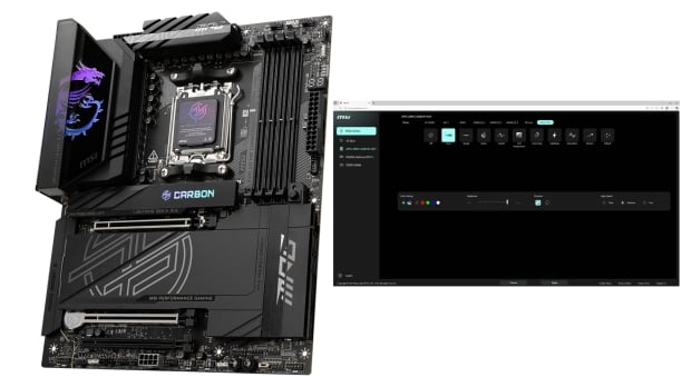 MSI now lets you adjust your PC's RGB lighting by opening up a browser page