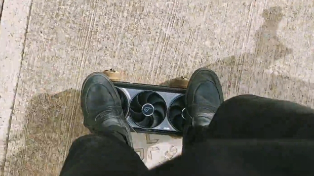 GPU grind: NVIDIA RTX 5080 graphics card works just fine as a skateboard as this video proves