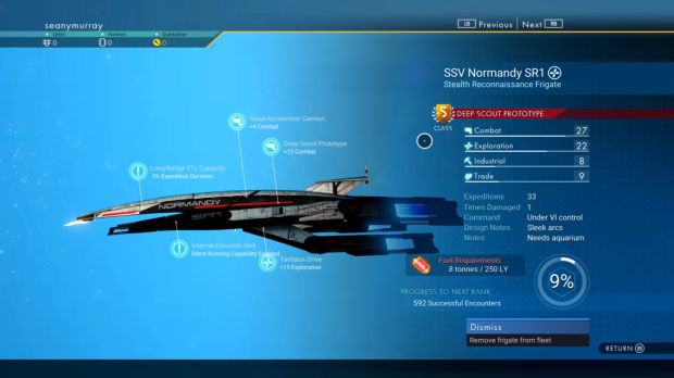 Mass Effect's Normandy starship returns to No Man's Sky in celebration of N7 Day 2