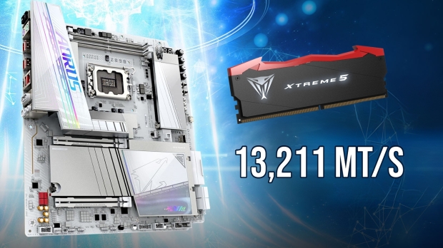 DDR5 OC world record broken again, 13211 MT/s with Patriot Viper Xtreme memory