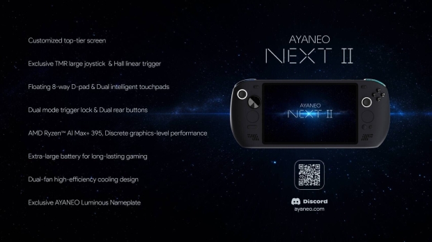 AYANEO preps NEXT 2 gaming handheld launch: AMD Strix Halo APU with RTX 4060 performance 40
