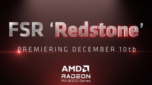AMD's big FSR Redstone update for Radeon GPUs is set to arrive on December 10