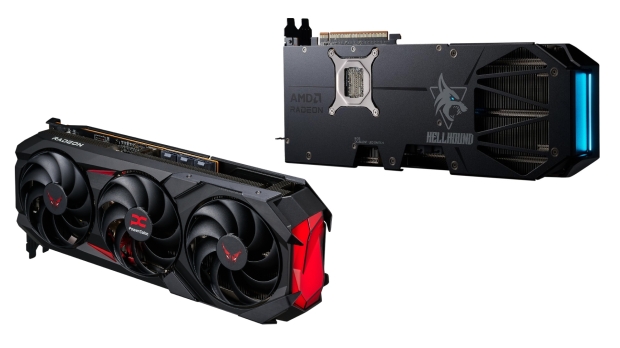 PowerColor's Red Devil AMD Radeon RX 9070 XT 16GB and Hellhound AMD Radeon RX 9070 XT 16GB, image credit: PowerColor.