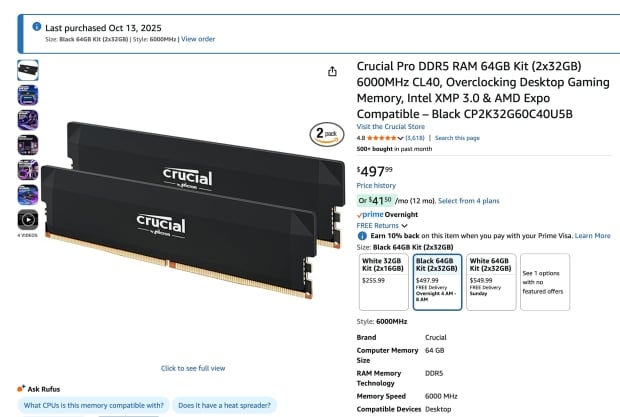 Epic Games CEO: RAM price increases a 'real problem for high-end gaming for several years'