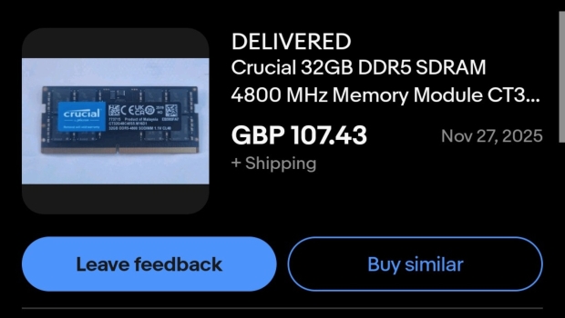 UK Redditor has his 32GB RAM kit stolen, found 300 miles away from his house delivered at 4AM