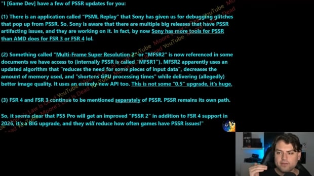 PSSR2 rumored as 'massive overhaul' for PS5 Pro in 2026, image quality leap like FSR 3 to FSR 4 02