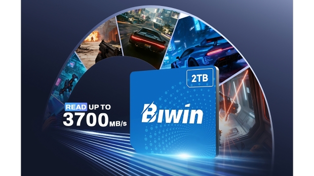 Biwin's CL100 Mini SSDs offer read and write speeds of up to 3,700 MB/s and 3,400 MB/s, respectively, image credit: Biwin.