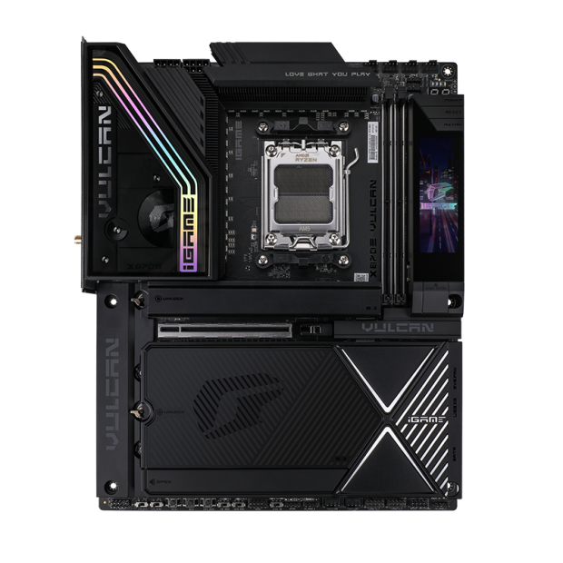 COLORFUL intros flagship AM5 mobo: iGame X870E Vulcan OC V14 with DDR5-10000 support, LCD panel 89