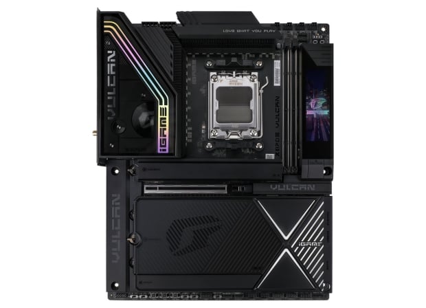 COLORFUL intros flagship AM5 mobo: iGame X870E Vulcan OC V14 with DDR5-10000 support, LCD panel
