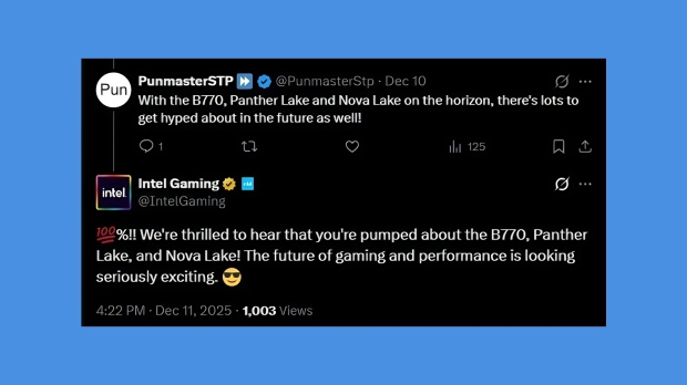 Intel confirms new Arc B770 GPU in response to a fan on social media 2
