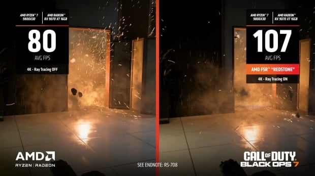 Call of Duty: Black Ops 7 Season 01 now supports three AMD FSR Redstone technologies 2