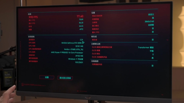 5K gaming is hard: ASUS tests RTX 5090 D, can't reach 60FPS in Cyberpunk 2077, even with DLSS 14
