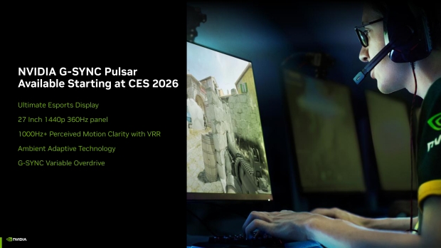 NVIDIA transforms 360Hz gaming monitors into 1000Hz displays with G-Sync Pulsar
