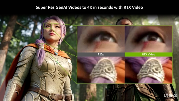Open enlarged image Upscale AI-generated videos to 4K from 720p with NVIDIA's RTX Video
