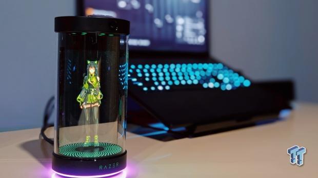 Open enlarged image Razer has created an animated holographic AI companion that sits on your desk