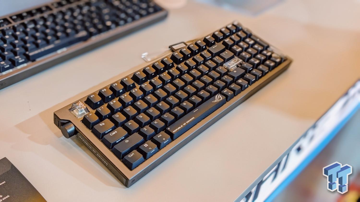 TweakTown Enlarged Image - The new ROG Strix Morph 96 wireless mechanical gaming keyboard.