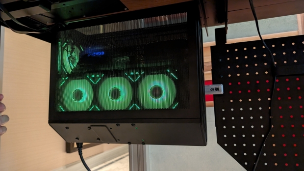 LIAN LI's new DK-B gaming desk has its own built-in PC case and PS5 holder 3