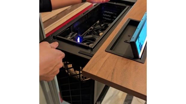 LIAN LI's new DK-B gaming desk has its own built-in PC case and PS5 holder 4