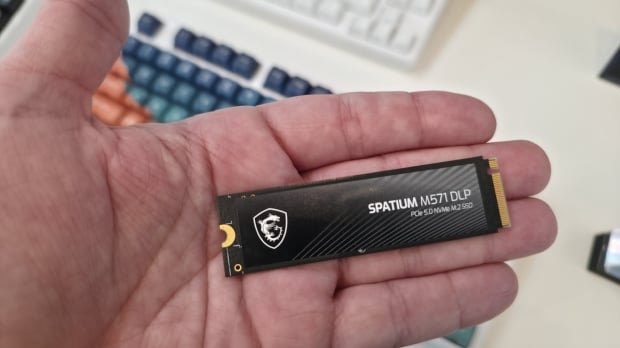 MSI unveils its flagship SPATIUM M571 DLP Gen5 SSD at CES 2026: up to 14GB/sec speeds