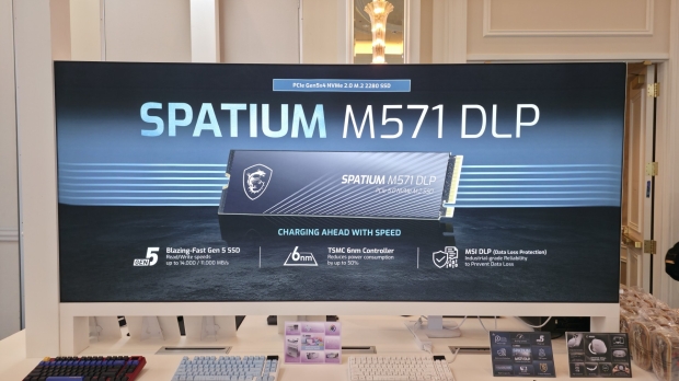 MSI unveils its flagship SPATIUM M571 DLP Gen5 SSD at CES 2026: up to 14GB/sec speeds 02