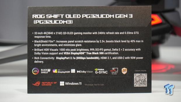 ASUS unveils 3rd gen 32-inch 4K OLED that puts the black in black 1000