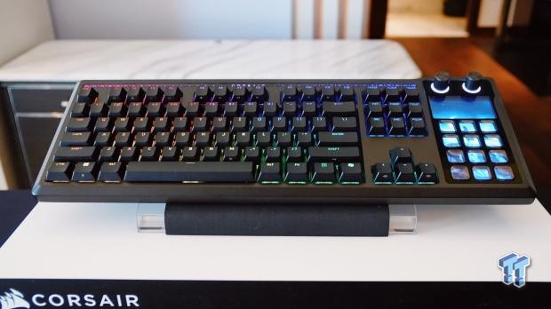 Corsair's new GALLEON 100 SD keyboard has a built-in Elgato Stream Deck 4