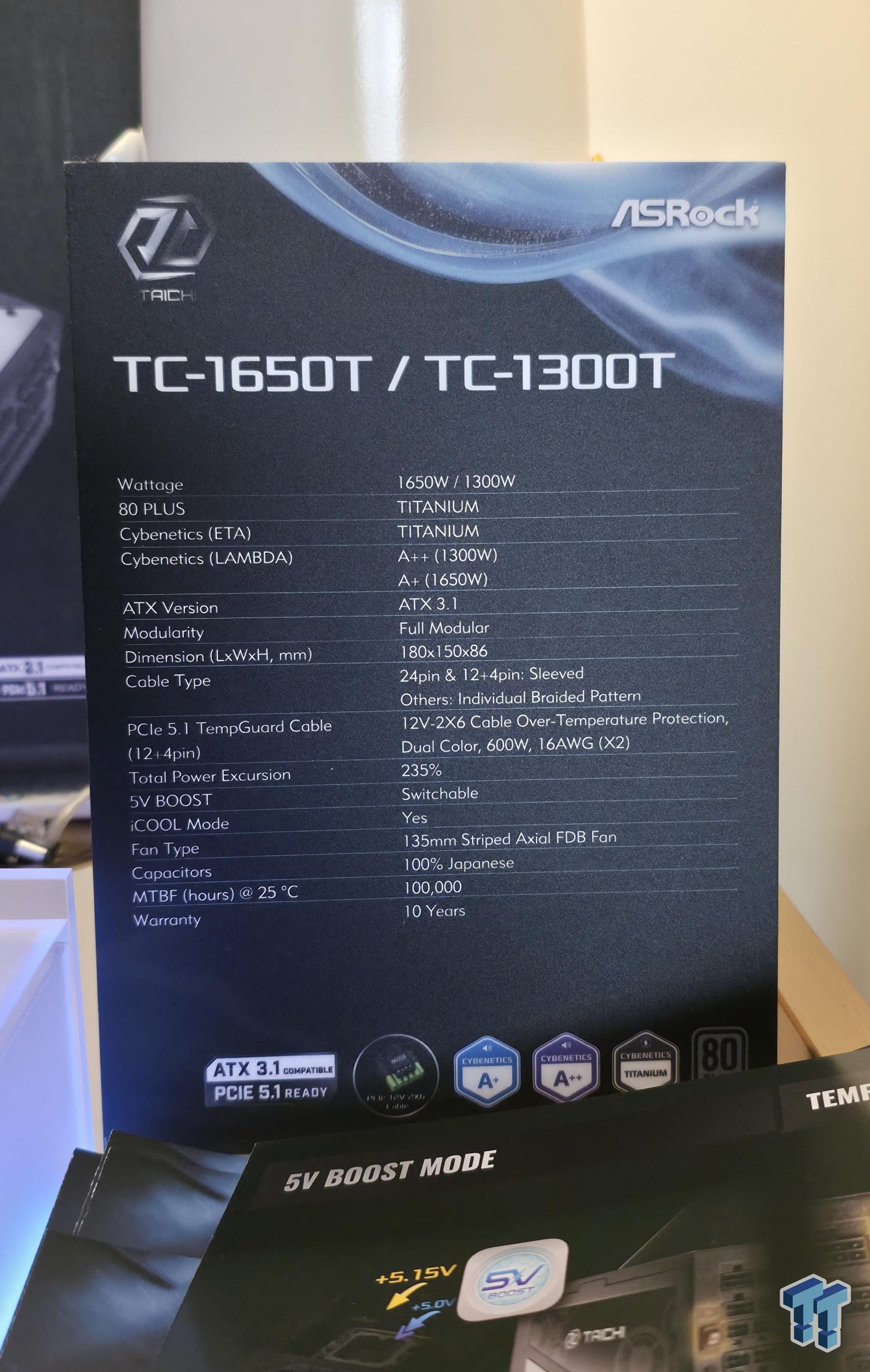 ASRock showcases high-end PSUs and motherboards at CES 2026