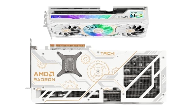 Hands-on with the new ASRock Radeon RX 9070 XT Taichi White 16GB OC GPU 4