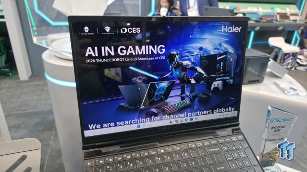 Thunderobot's new ZERO Air gaming laptop spotted at CES 2026: Intel Panther Lake CPU, RTX 5070 02
