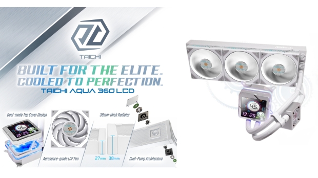 ASRock's new AIO liquid cooling range includes the impressive flagship Taichi AQUA 2
