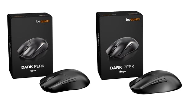 be quiet! launches its first gaming mice with the Dark Perk Ergo and Dark Perk Sym 2