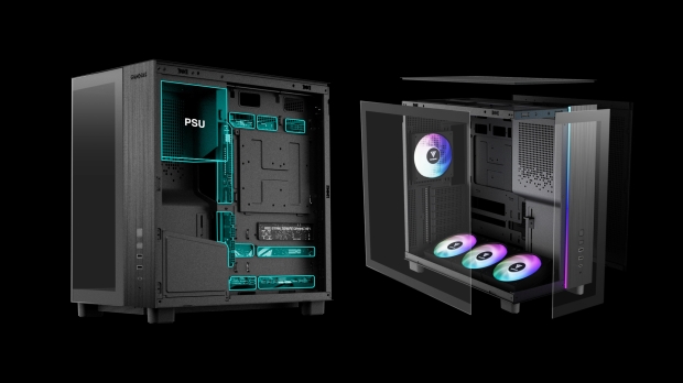 GAMDIAS' new ATLAS M4 PC chassis offers panoramic views and a front-mounted PSU 2