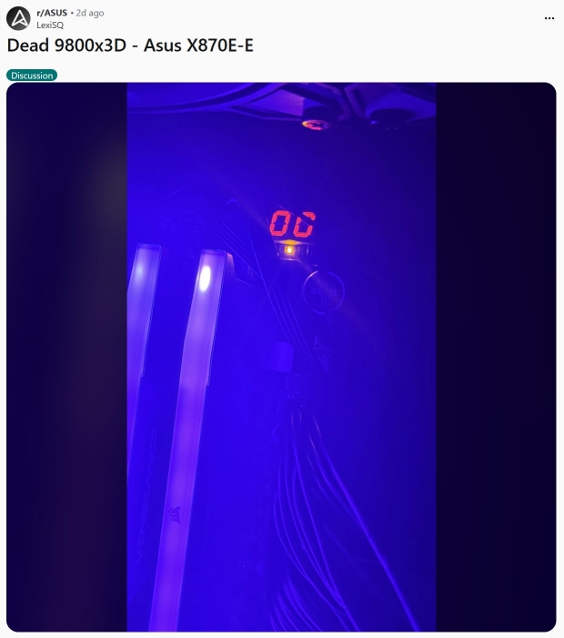 ASUS responds to claims its motherboards are nuking AMD Ryzen 9800X3D systems 202