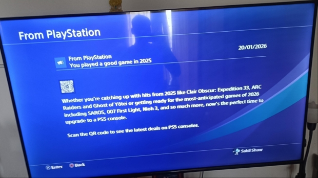Sony is directly telling PS4 owners to upgrade to a PS5 to not miss out 615615