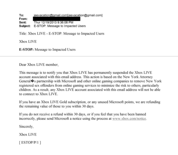 Jeffrey Epstein was permanently banned from Xbox Live in 2013 651156