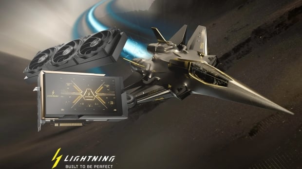 Open enlarged image MSI's new godly GeForce RTX 5090 32G LIGHTNING Z is being sold for $5,090