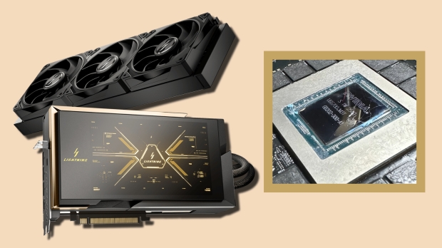 2500W extreme overclocking BIOS causes RTX 5090 Lightning Z GPU to crack 1