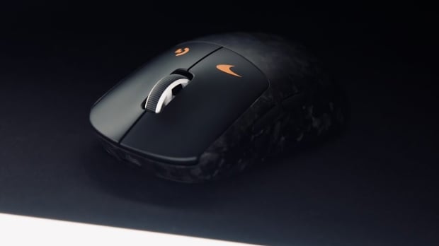 Logitech teams up with McLaren Racing for its first carbon fiber mouse
