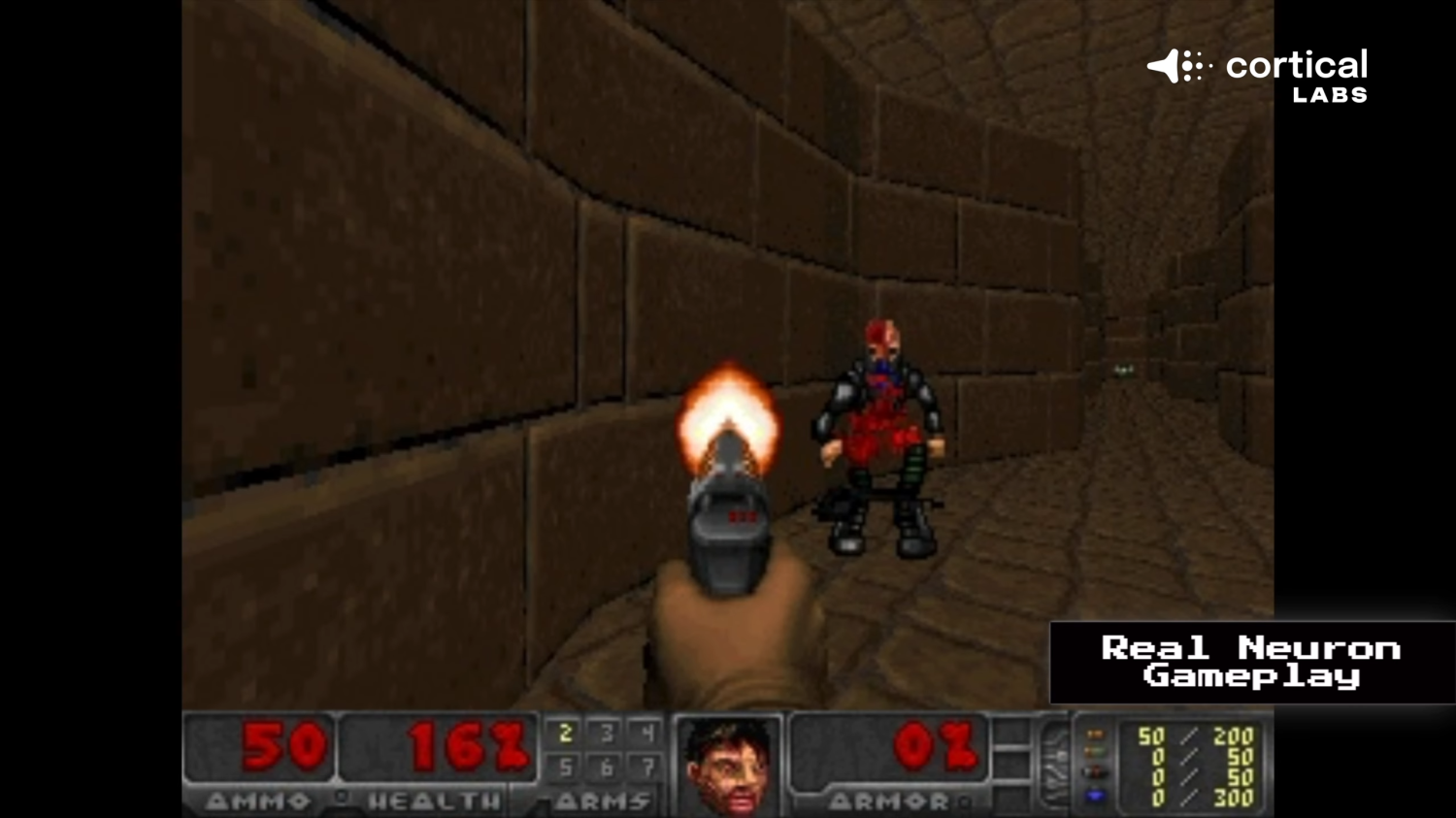 Scientists teach 200,000 human neurons to play the original DOOM
