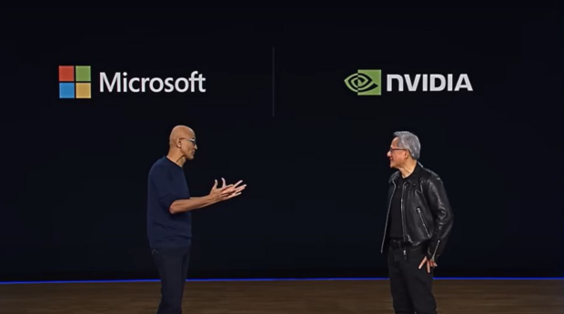 Microsoft CEO jokes with Jensen Huang that NVIDIA wouldn't exist without gaming 651651