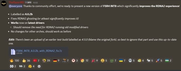 PC gaming community brings FSR 4 to RDNA 2 and Radeon RX 6000 Series gamers 03
