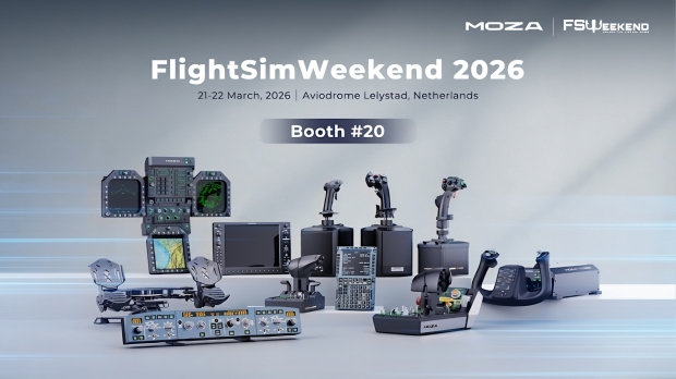 MOZA expands its Flight Simulation hardware in a big way with its new cockpit lineup 2