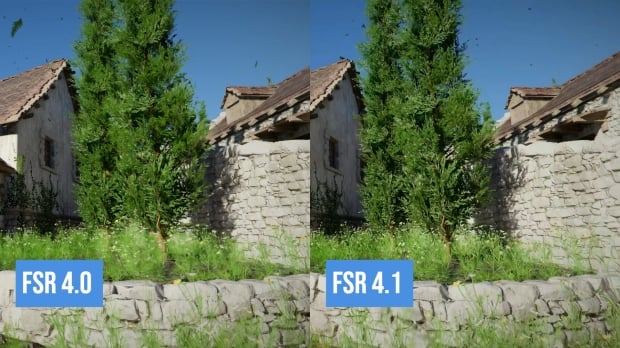 AMD FSR Upscaling 4.1 improves image quality, especially for objects in motion, image credit: AMD.