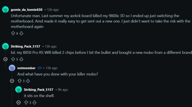 After ASUS, an ASRock motherboard is now suspected of killing three Ryzen 7 9800X3D CPUs 137