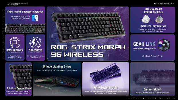 ASUS's new ROG Strix Morph 96 is a customizable wireless keyboard you can pull apart 2
