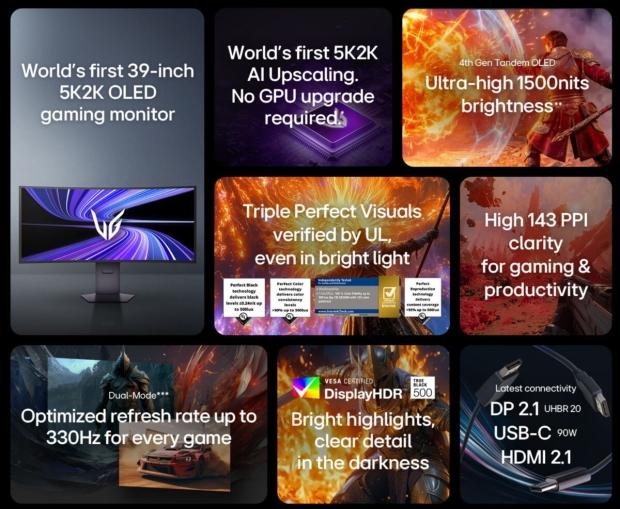 LG Canada shares details of the world's first 39-inch 5K2K OLED gaming monitor with AI upscaling without a GPU 2