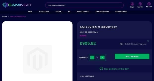 AMD's Ryzen 9 9950X3D2 Dual Edition could cost close to $1,000 based on early retail listings 33