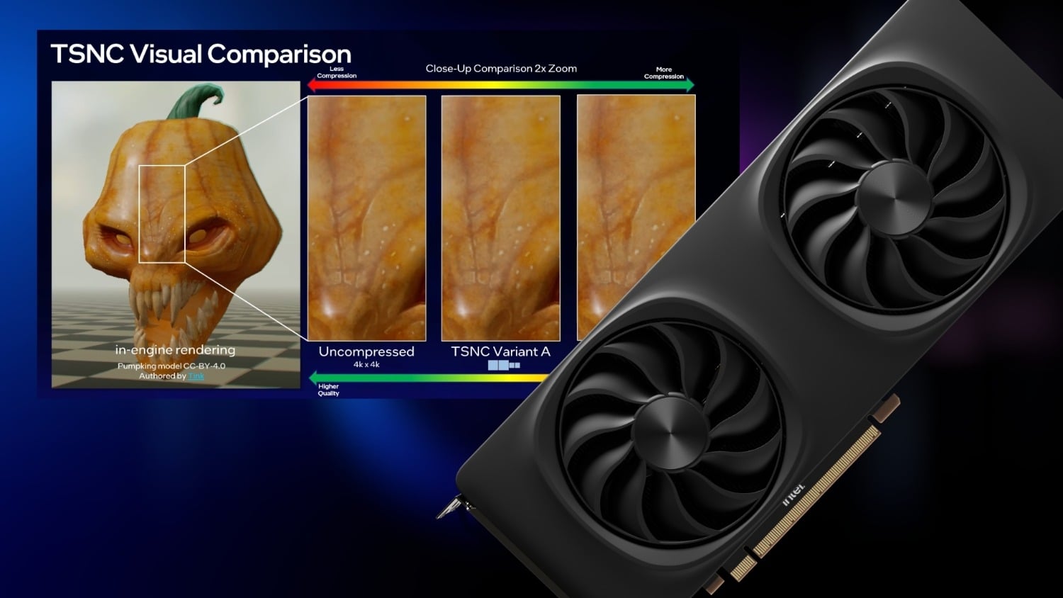 Intel's Texture Set Neural Compression will also save big on VRAM usage when gaming