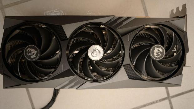 The MSI RTX 4090 Gaming Trio graphics card in question (Image Credit: Acaki / PTT.cc)