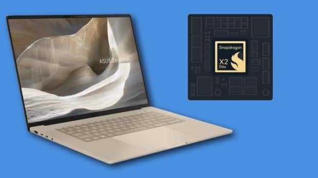 The new ASUS Zenbook A16 with Snapdragon X2 Elite processor.